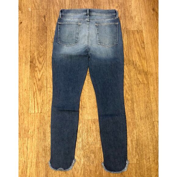 Frame Denim Le High Skinny Petal Hem Jeans in Hamerton Size 32 - Picture 6 of 12